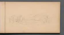 Sketchbook, page 06: "Gorham" (Maine), 1859. Creator: Sanford Robinson Gifford (American, 1823-1880)