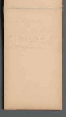 Sketchbook, page 08: Carter Mountian (?), 1859. Creator: Sanford Robinson Gifford (American, 1823-1880)
