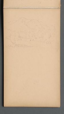 Sketchbook, page 08: Carter Mountian (?), 1859. Creator: Sanford Robinson Gifford (American, 1823-1880)