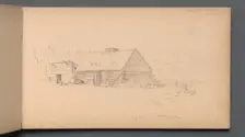 Sketchbook, page 14: "Berlin Falls September 2nd" , 1859. Creator: Sanford Robinson Gifford (American, 1823-1880)