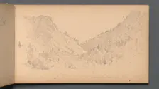 Sketchbook, page 18: "Dixville Notch, Sept. 4, 89" , 1859. Creator: Sanford Robinson Gifford (American, 1823-1880)