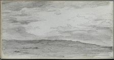Sketchbook, page 34: Landscape Study. Creator: Ernest Meissonier (French, 1815-1891)