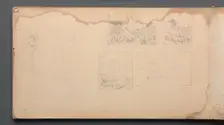 Sketchbook, page 39: Maine Landscape Vignittes, 1859. Creator: Sanford Robinson Gifford (American, 1823-1880)