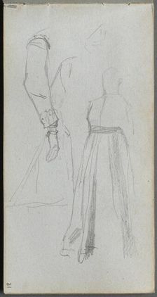 Sketchbook, page 31: Study of Figures. Creator: Ernest Meissonier (French, 1815-1891)