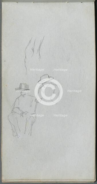 Sketchbook, page 32: Study of Figures. Creator: Ernest Meissonier (French, 1815-1891).