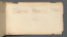 Sketchbook, page 40: Maine Landscape, 1859. Creator: Sanford Robinson Gifford (American, 1823-1880)
