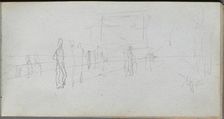 Sketchbook, page 40: Perspective Study. Creator: Ernest Meissonier (French, 1815-1891)