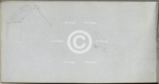 Sketchbook, page 54: Architecture Study. Creator: Ernest Meissonier (French, 1815-1891).