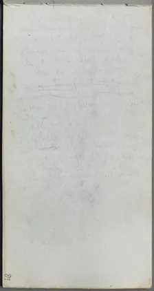 Sketchbook, page 89: Notes. Creator: Ernest Meissonier (French, 1815-1891)