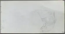 Sketchbook, page 93: Study of a Saddle. Creator: Ernest Meissonier (French, 1815-1891)