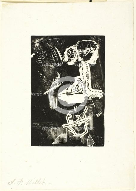 Sketches, after 1863. Creator: Jean Francois Millet.