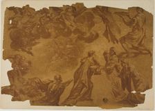 Sketches after Various Paintings, including the Visitation, n.d. Creator: Unknown