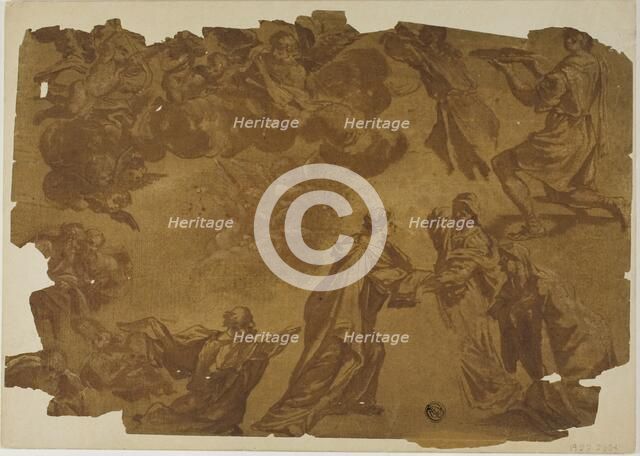 Sketches after Various Paintings, including the Visitation, n.d. Creator: Unknown.