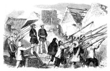 Sketches at Canton - Demolishing Houses, 1858. Creator: Unknown