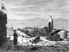 Sketches at Cartagena after the Siege: Fort Atalaya, 1874. Creator: Unknown