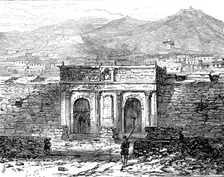 Sketches at Cartagena after the Siege: Madrid Gate, 1874. Creator: Unknown