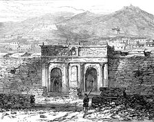 Sketches at Cartagena after the Siege: Madrid Gate, 1874. Creator: Unknown