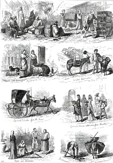 Sketches at Gibraltar, 1876. Creator: Unknown