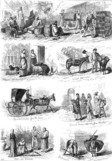 Sketches at Gibraltar, 1876. Creator: Unknown