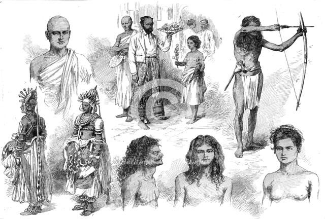 Sketches at Kandy, Ceylon, by one of our special artists, 1876. Creator: Unknown.