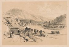 Sketches at Home and Abroad: General View of Trento, 1834. Creator: James Duffield Harding (British, 1798-1863)