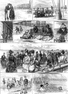 Sketches at Margate, 1872. Creator: Unknown