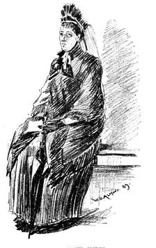 Sketches at the General Register Office, Somerset House: The Widow's Pension, 1890. Creator: Unknown