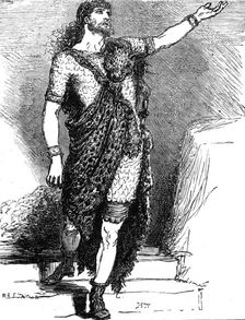 Sketches at the Lyceum: "The Cup" - Mr. Irving as Synorix, 1881. Creator: R&E Taylor