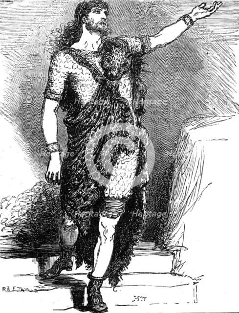Sketches at the Lyceum: "The Cup" - Mr. Irving as Synorix, 1881. Creator: R&E Taylor.