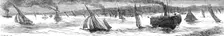 Sketches at the Ryde Regatta: Scudding Home, 1881. Creator: Joseph Swain