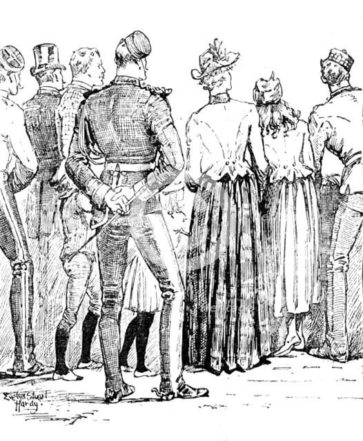 Sketches at the Royal Military Tournament...: spectators, 1890. Creator: Unknown.