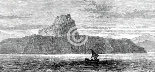 Sketches by Lieutenant Cameron in Central Africa: Malumbi Hill, Lake Tanganyika, 1876. Creator: Unknown.