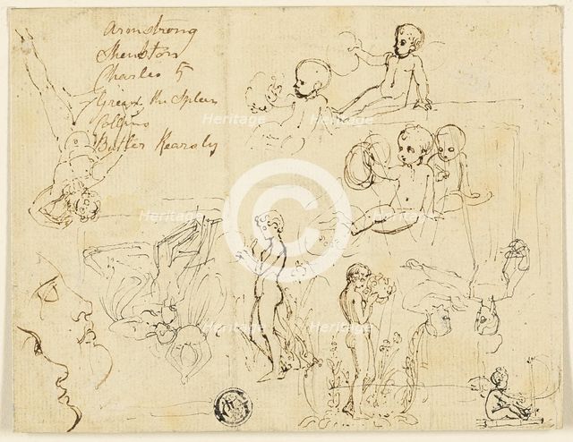 Sketches for Samuel Rogers' Poetry, n.d. Creator: Thomas Stothard.