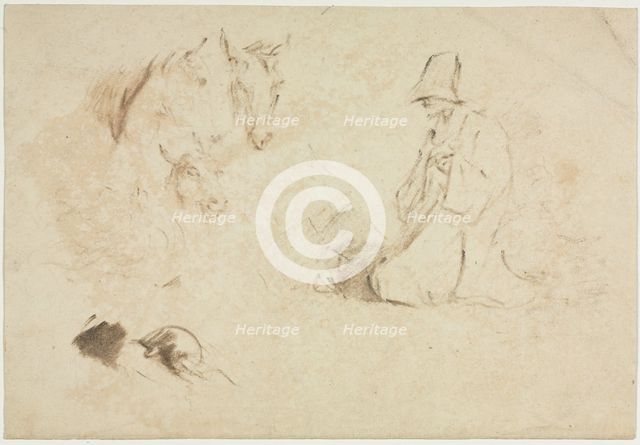 Sketches: Figures and Animals. Creator: Thomas Gainsborough (British, 1727-1788).