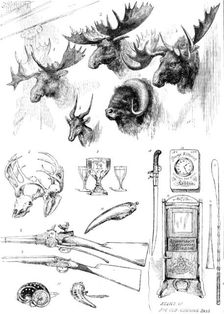 Sketches from the Sport and Art exhibition at the Grosvenor Gallery, 1890. Creator: Unknown