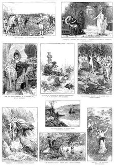Sketches from the Picture Exhibitions, 1890. Creator: Unknown