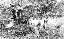 Sketches from the Picture Exhibitions: "In Peaceful Days", Yeend King - Royal Academy, 1890. Creator: Unknown