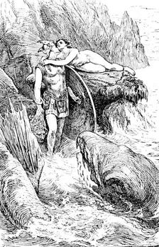 Sketches from the Picture Exhibitions: "Perseus", C. N. Kennedy - New Gallery, 1890. Creator: Carl Hentschel
