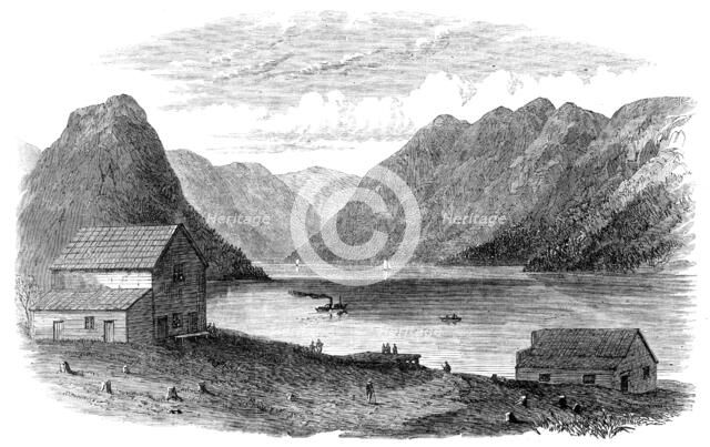Sketches from British Columbia: Port Anderson, Anderson Lake, 1864. Creator: Unknown.