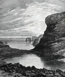Sketches from H.M.S. Challenger, by Mr. J. J. Wild: Christmas Harbour, Kerguelen Island, 1876. Creator: Unknown