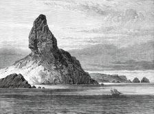 Sketches from H.M.S. Challenger, by Mr. J. J. Wild: Peak of Fernando Noronha, 1876. Creator: Unknown