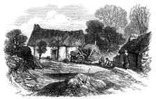 Sketches from Ireland: cabin at Clonfad, Westmeath, 1870. Creator: Unknown