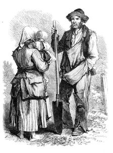 Sketches from Ireland: inhabitants of a bog village, near Castlereagh, 1870. Creator: Unknown