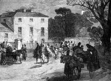 Sketches from Ireland: police starting at midnight to make arrests, 1870. Creator: Unknown