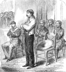 Sketches from Mexico: Banuelos José de Jesús, the famous Mexican brigand chief, 1864. Creator: Unknown