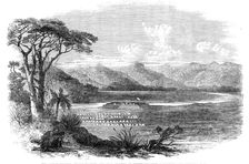 Sketches from New Zealand: the Queen’s Redoubt, on the Waikato, HQ of Lieut.-Gen. Cameron, 1864. Creator: Unknown