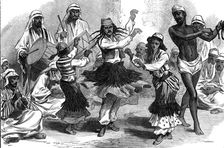 Sketches from Palestine: gipsy-boy dancers, 1874. Creator: Unknown