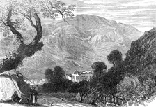Sketches from Palestine: Mount Ebal and Shechem (Nablous), 1874. Creator: Unknown