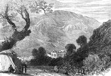 Sketches from Palestine: Mount Ebal and Shechem (Nablous), 1874. Creator: Unknown