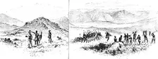 Sketches from Swaziland: "Execution Koppie" and the King’s Fields, 1890. Creator: Unknown